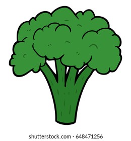 cartoon brocoli