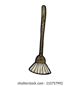 cartoon broom