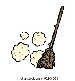 cartoon broomstick