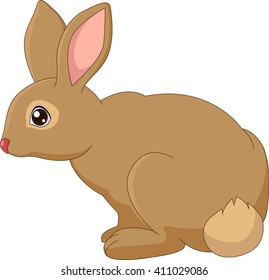 cartoon brown bunny