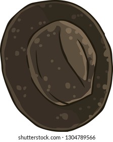 Cartoon brown hat