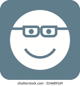 Cartoon, bubble, smug icon vector image. Can also be used for emotions and halloween. Suitable for mobile apps, web apps and print media.