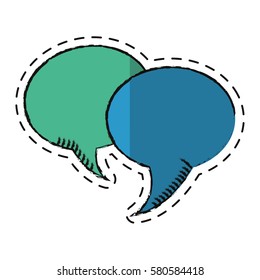 cartoon bubble speech communication dialog