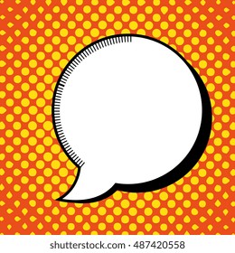 cartoon bubble speech pop art graphic