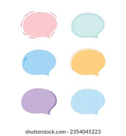 Cartoon bubbles,dialog boxes,comments,text box templates,idea collection,talking speech bubbles,doodle style cartoon balloons,clouds,isolated design elements.