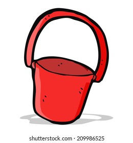 cartoon bucket