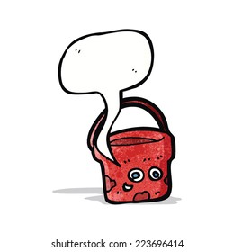 cartoon bucket