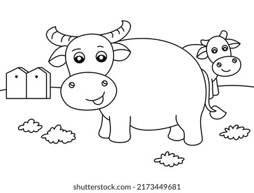 1,343 Buffalo coloring book Images, Stock Photos & Vectors | Shutterstock