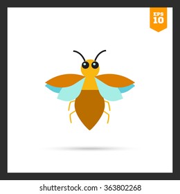 Cartoon bug icon