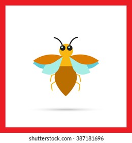 Cartoon bug icon