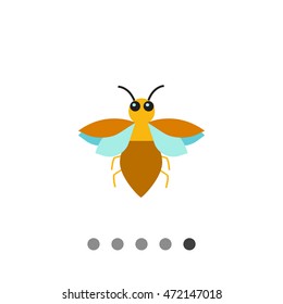 Cartoon bug icon