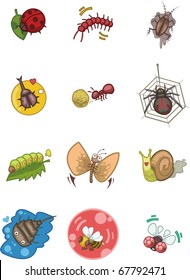 cartoon bug icon