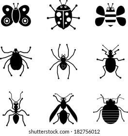 Cartoon Bug Icons