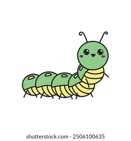 Cartoon Bugs Doodles - Caterpillar