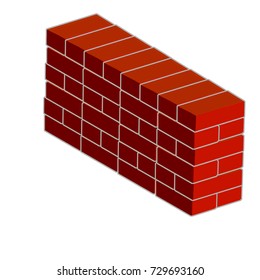 cartoon building material  brick