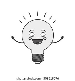 cartoon bulb light