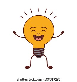 cartoon bulb light