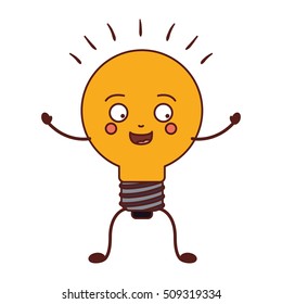 cartoon bulb light