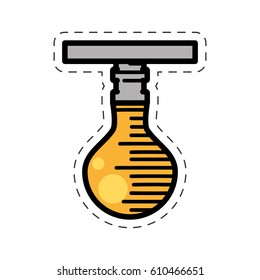 cartoon bulb light electricity image vector illustration eps 10