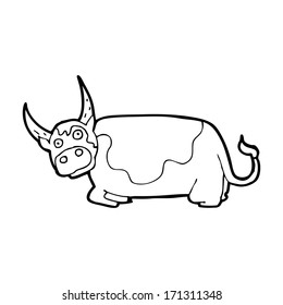 Cartoon-Stier 