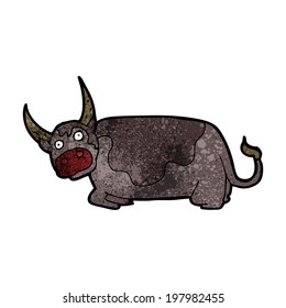 cartoon bull 