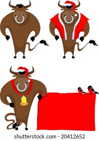 cartoon bull