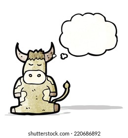 cartoon bull