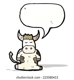 cartoon bull