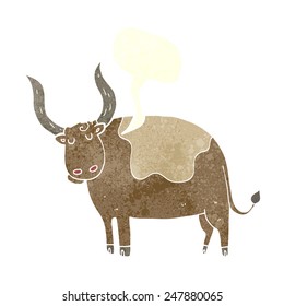 cartoon bull