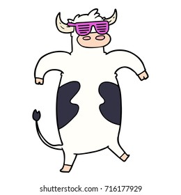 cartoon bull