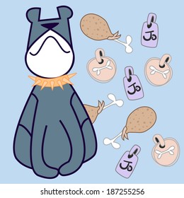 cartoon bulldog and cool pet stuff