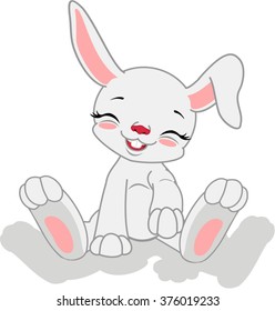 Cartoon bunny.