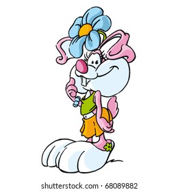 cartoon bunny