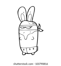 cartoon bunny bandit