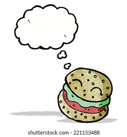 cartoon burger