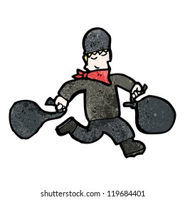 cartoon burglar
