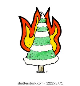 Similar Images, Stock Photos &amp; Vectors of burning christmas tree