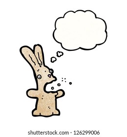cartoon burping bunny