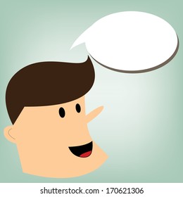 Cartoon business of computer web design and office