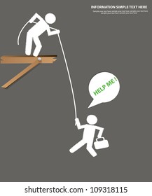 Cartoon business concept,Vector