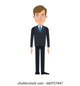 Executive Businessman Cartoon Stock Vector (Royalty Free) 1102590806 ...