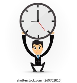 Time Management Failure Freedom Spend Time Stock Vector (Royalty Free ...