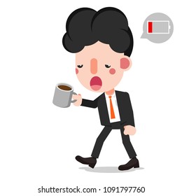 cartoon business man Vector 