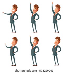 Cartoon Business men icons