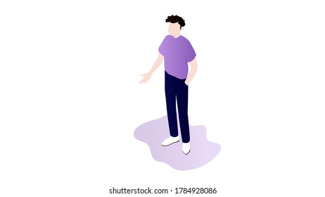 Diseño de estilo de negocio de dibujos animados.Vector eps 10