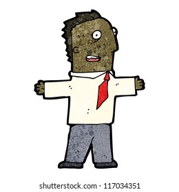 cartoon businessman