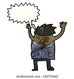 empresario de dibujos animados