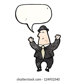 cartoon businessman