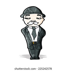 cartoon businessman
