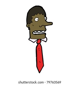 cartoon businessman